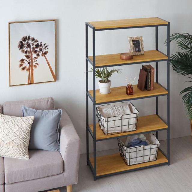 天然木オープンシェルフ