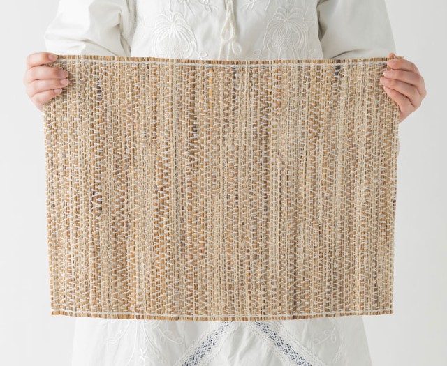 天然素材のプレイスマット