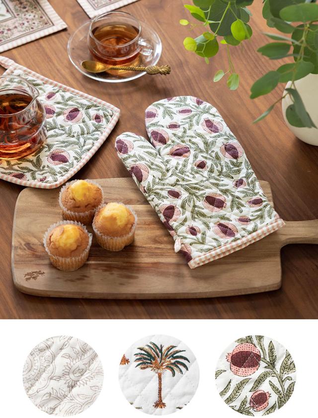 アジアンテイストの断熱ミトン