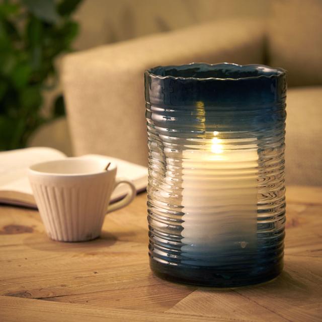 LEDの照明を入れてキャンドルランタンのような使い方も