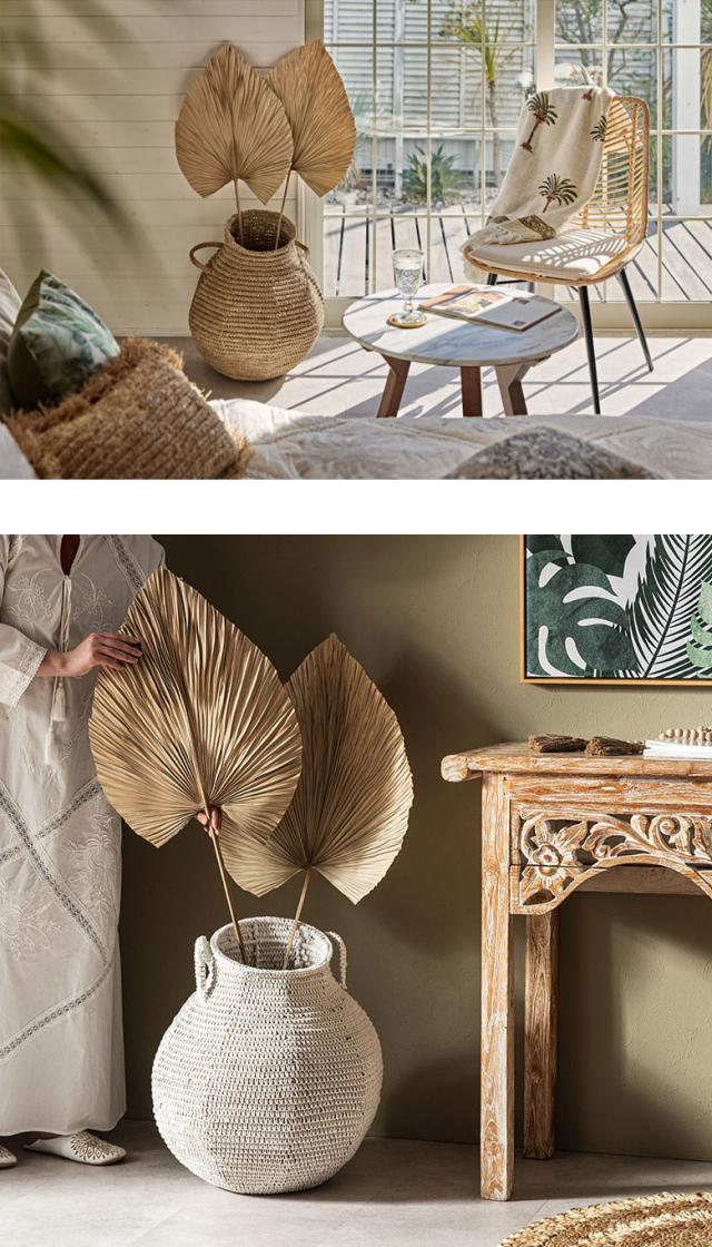 オブジェのような美しさのかご