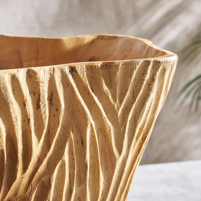 ハンドメイドのウッドボウル