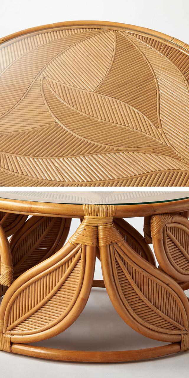 アジアン籐家具の机