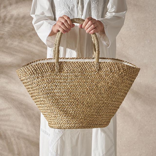 アジアンかごバッグのサイズ感