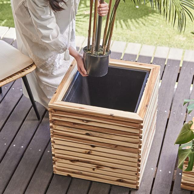 鉢ごと入れるだけ