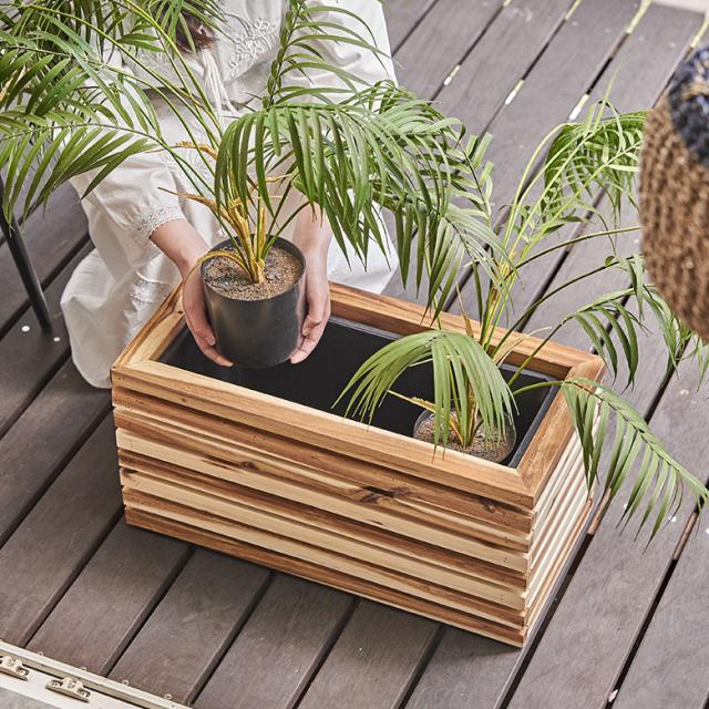 鉢ごと入れるだけ