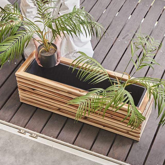 鉢ごと入れるだけ