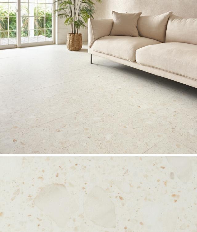 テラゾーアイボリー