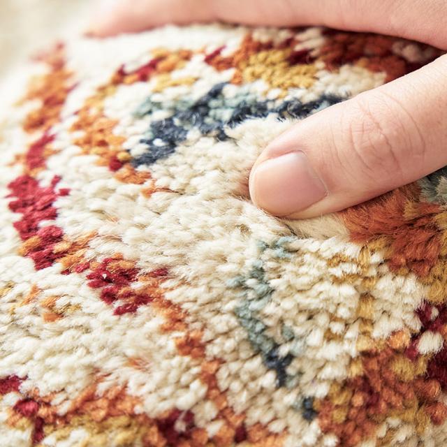 繊維の中で最も軽く、摩擦に強いポリプロピレンを100%使用