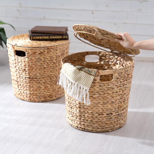 ウォーターヒヤシンスの収納バスケット