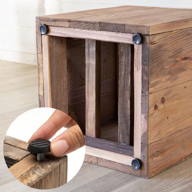 接地面とのがたつきを軽減できます