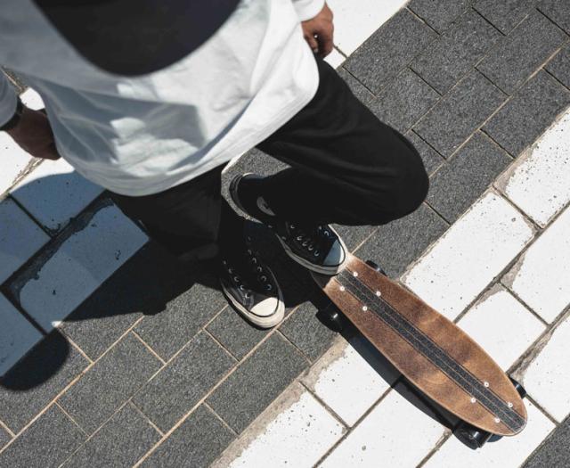 ソフトウィールで、街中でもスムーズなクルージングが楽しめます