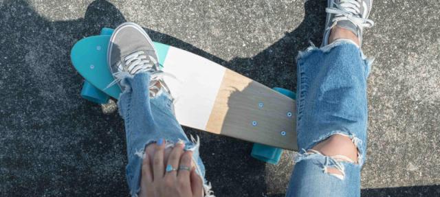 街に連れて行きたくなるスケートボード