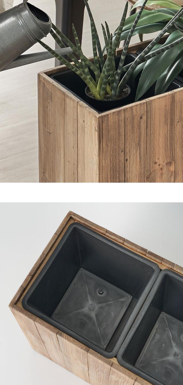 取り出せるインナー付きで、受け皿不要