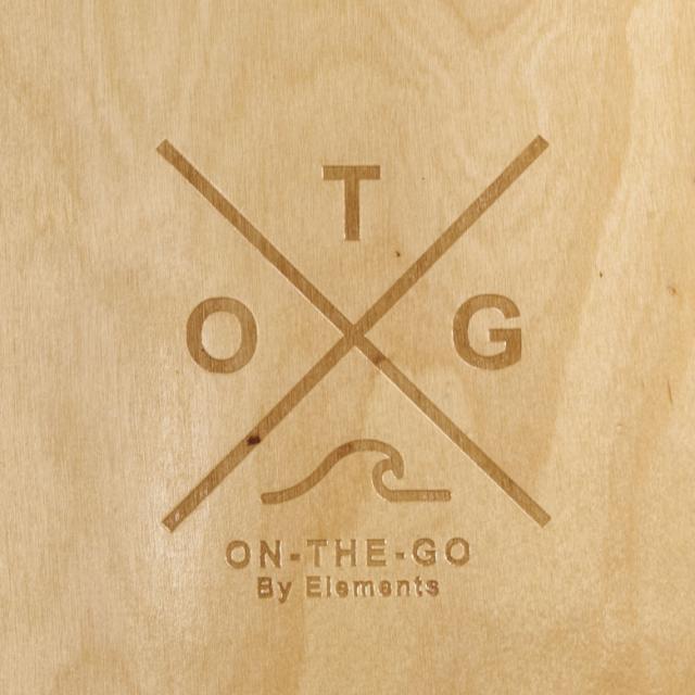 当店オリジナルの焼き印風ロゴ入り