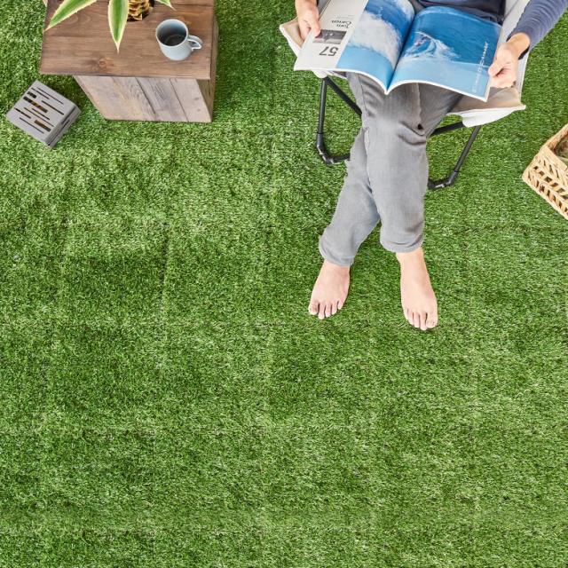 人工芝タイル20枚セット