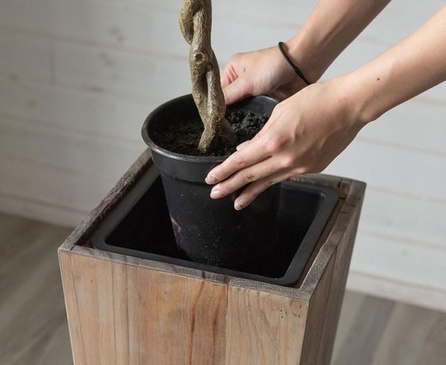 5号鉢用のプランタケース