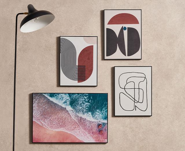 飾れるアート作品