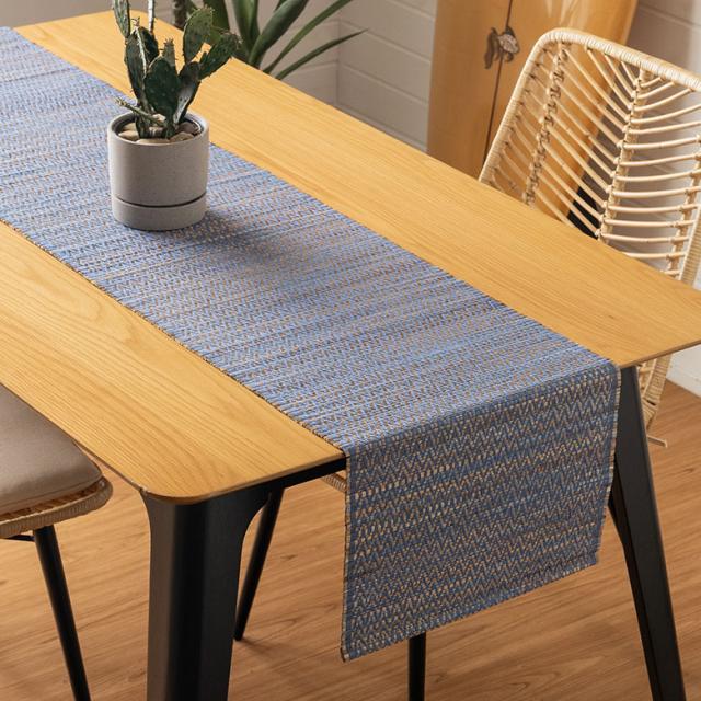 シーグラスのテーブルランナー