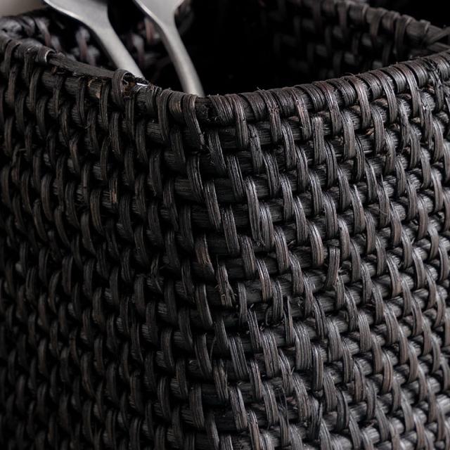 ラタンのカトラリースタンド