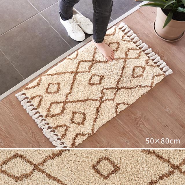 ベージュ×ブラウン