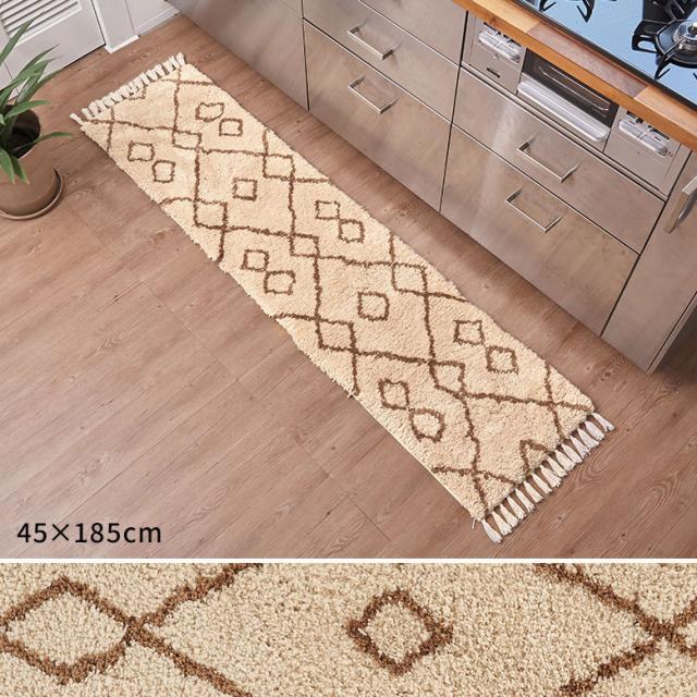 ベージュ×ブラウン