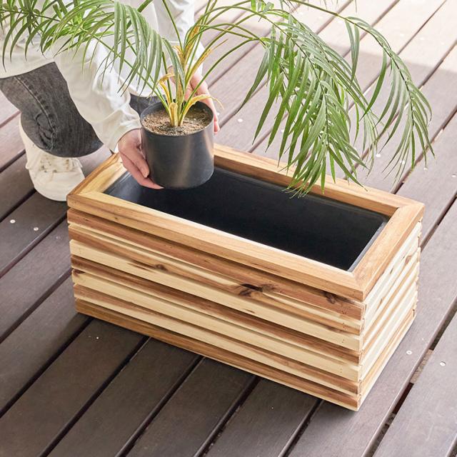 鉢ごと入れるだけ