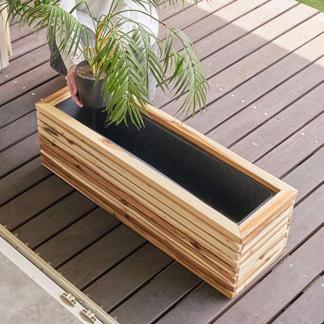 鉢ごと入れるだけ