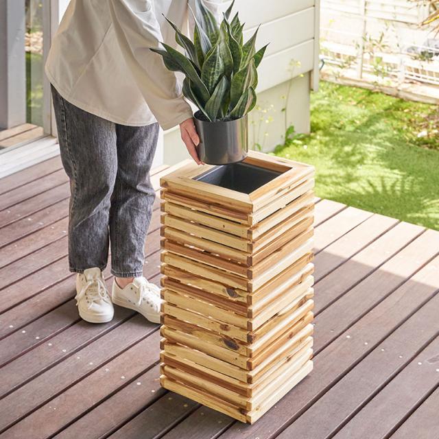 鉢ごと入れるだけ