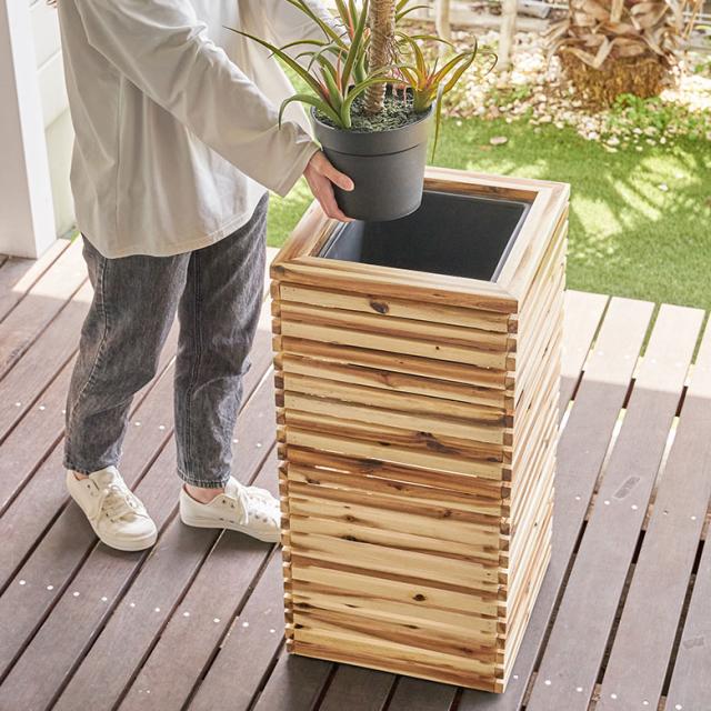 鉢ごと入れるだけ