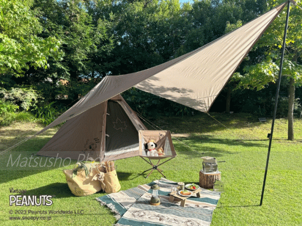 タープ LOGOS SNOOPY（Beagle Scouts 50years）ウィングタープセット