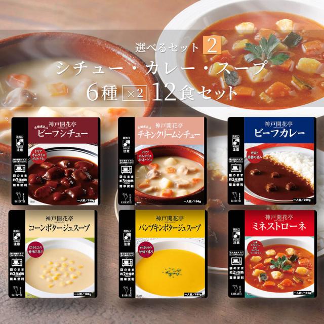 シチュー カレー スープ 12食セット