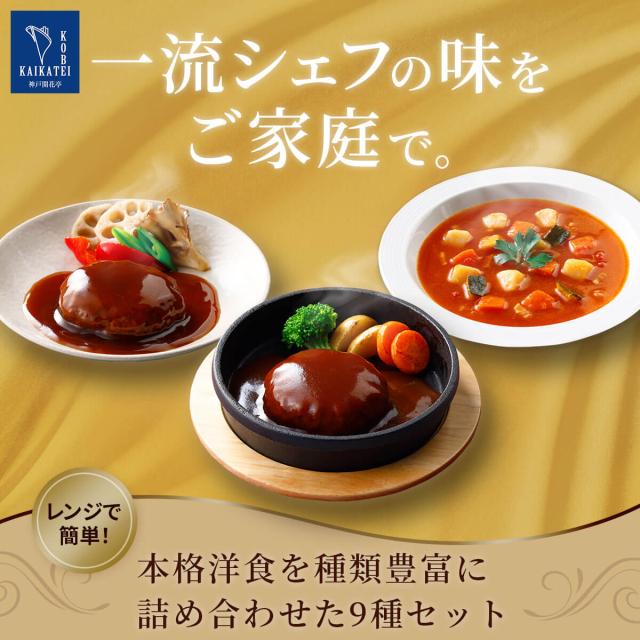 本格洋食 豪華 詰め合わせ 9種 9食セット