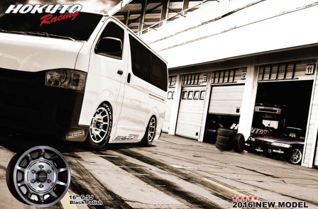 ハイエースで使用　ホクトレーシング　スタッドレスタイヤ　ホイールセット Hokuto Racing 零式-S｜ALL LINEUP｜WHEEL LIST｜CRIMSON,INC.