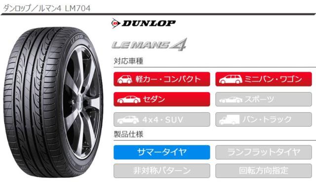 ホイールが 2本 LM704 DUNLOP LE MANS 4 LM704の通販はau PAY マーケット - クーポン配布中!
タイヤ1番|商品ロットナンバー:470276973 サマータイヤ 245/35R19 93W XL ダンロップ ルマン4 します