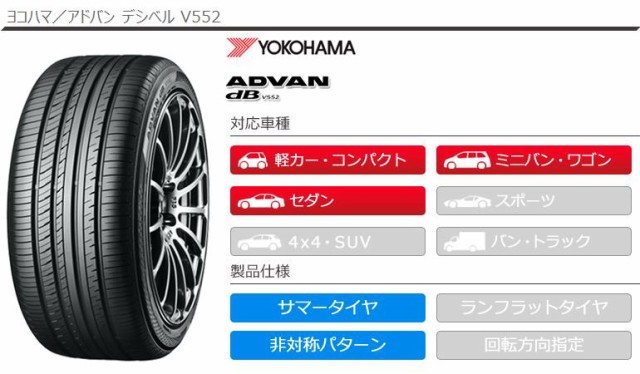 アドバンdb タイヤ4本 265/35R18 97W XL YOKOHAMA アドバン デシベル dB V552