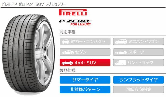 お得安い 2本 サマータイヤ 285/45R21 113Y XL ピレリ P ゼロ PZ4 SUV ラグジュアリー ランフラット ★ BMW承認 PIRELLI P ZERO PZ4 SUV LUXURY r-の通販はau PAY マーケット - クーポン配布中!
お得安い 2本 サマータイヤ 285 45R21 113Y XL ピレリ P ゼロ PZ4 SUV ラグジュアリー ランフラット BMW承認 PIRELLI P ZERO PZ4 SUV LUXURY r- 高品質好評
タイヤ1番|商品ロットナン 高品質好評