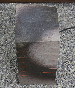 庭園灯　照明　ガーデンライト　屋外用照明　しがらきやき　陶器照明