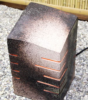 庭園灯 照明 ガーデンライト 屋外用照明 しがらきやき 陶器照明