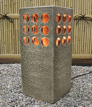 庭園灯　照明　ガーデンライト　屋外用照明　しがらきやき　陶器照明