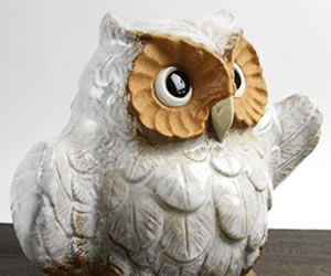 ふくろう　陶器フクロウ　信楽焼ふくろう　梟