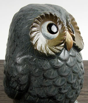ふくろう　陶器フクロウ　信楽焼ふくろう　梟