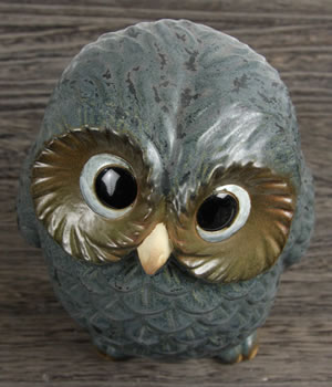 ふくろう　陶器フクロウ　信楽焼ふくろう　梟