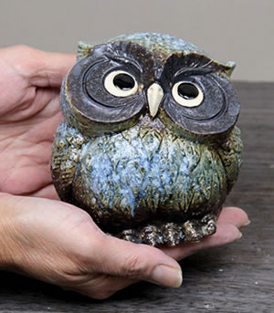 ふくろう 陶器フクロウ 信楽焼ふくろう 梟
