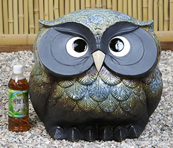 ふくろう　陶器フクロウ　信楽焼ふくろう　梟