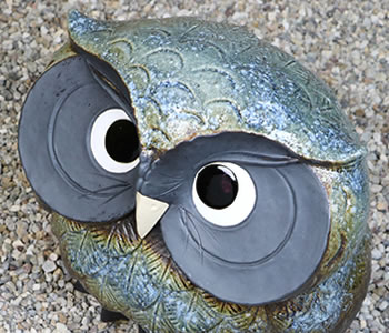 ふくろう　陶器フクロウ　信楽焼ふくろう　梟