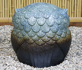 ふくろう　陶器フクロウ　信楽焼ふくろう　梟