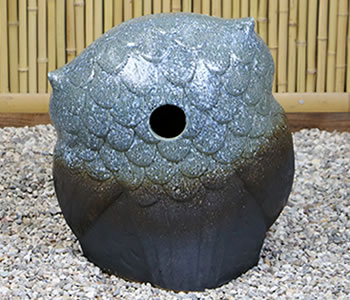 ふくろう　陶器フクロウ　信楽焼ふくろう　梟