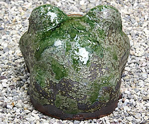 かえる 陶器かえる しがらき蛙 カエル置物 信楽焼