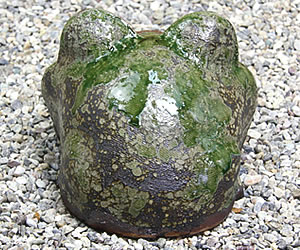 かえる 陶器かえる しがらき蛙 カエル置物 信楽焼